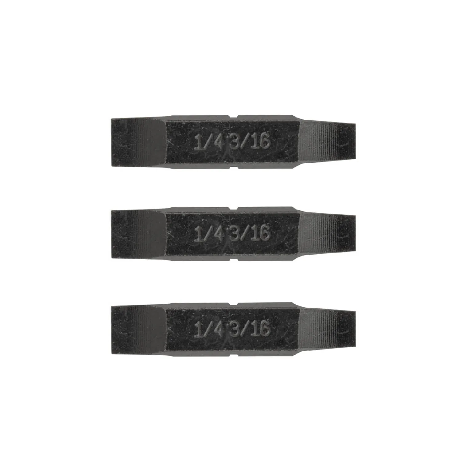 Leatherman 1/4" & 3/16" Flat Screwdriver Bits Black