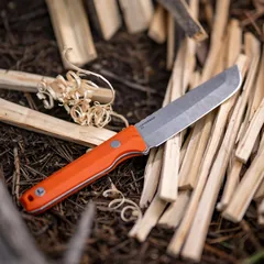 Ніж Leatherman Pioneer Orange Pop / Kydex and Leather Hybrid Sheath / Magnacut, G10 Handle — 5