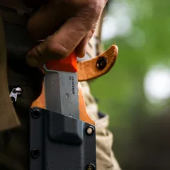 Ніж Leatherman Pioneer Orange Pop / Kydex and Leather Hybrid Sheath / Magnacut, G10 Handle — 7