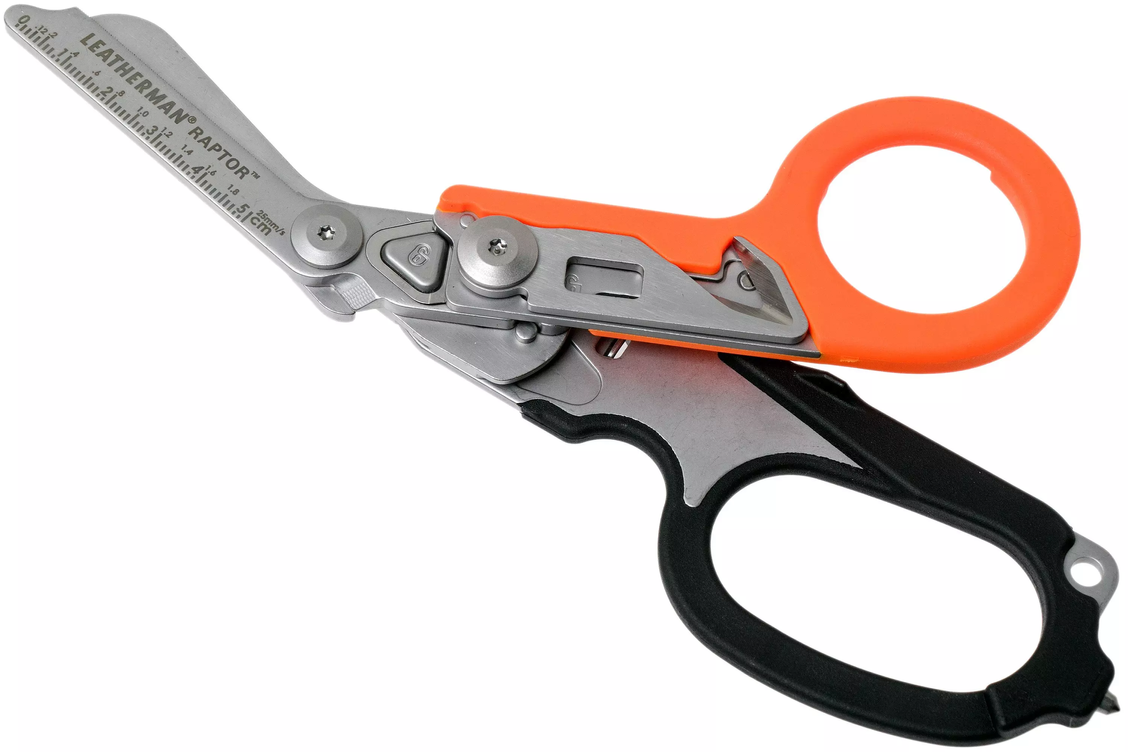 Ножиці Leatherman Raptor Rescue, помаранчево-чорні, utility чохол — 7