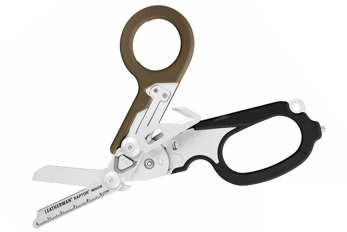 Ножиці Leatherman Raptor Rescue, чорні-пісочні, чохол MOLLE — 5