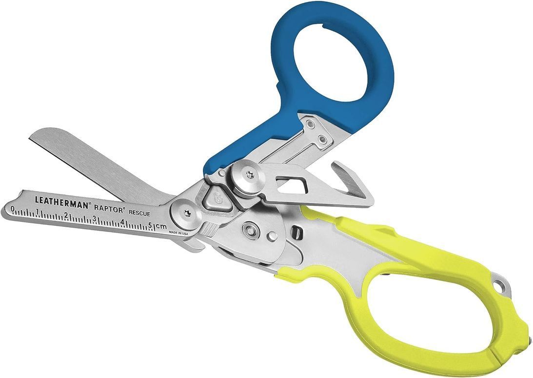 Ножиці Leatherman Raptor Rescue, жовто-блакитні, utility чохол — 5
