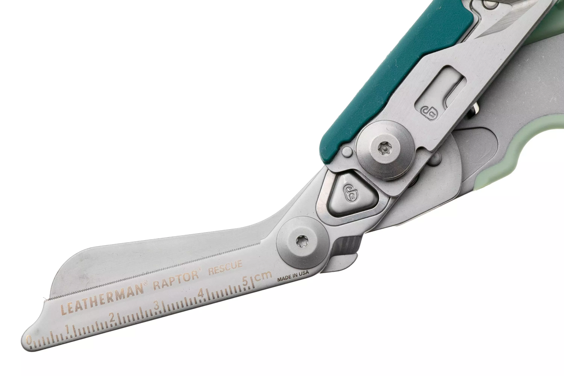 Ножиці Leatherman Raptor Rescue, бірюзові, utility чохол — 5