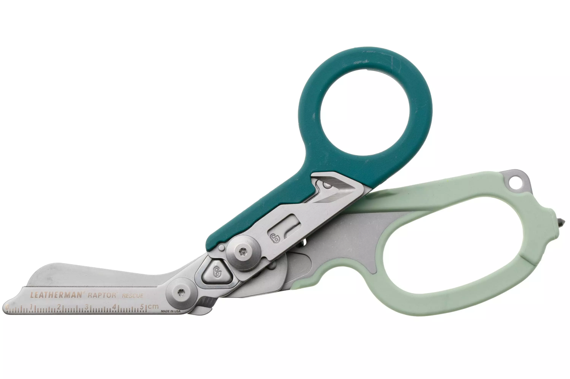 Ножиці Leatherman Raptor Rescue, бірюзові, utility чохол — 7
