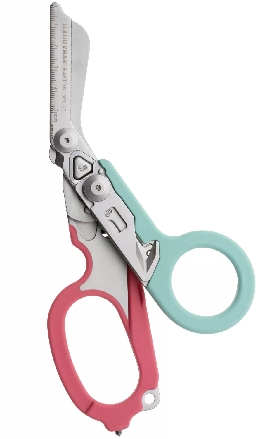 Ножиці Leatherman Raptor Rescue, бірюзово-рожеві, utility чохол — 3