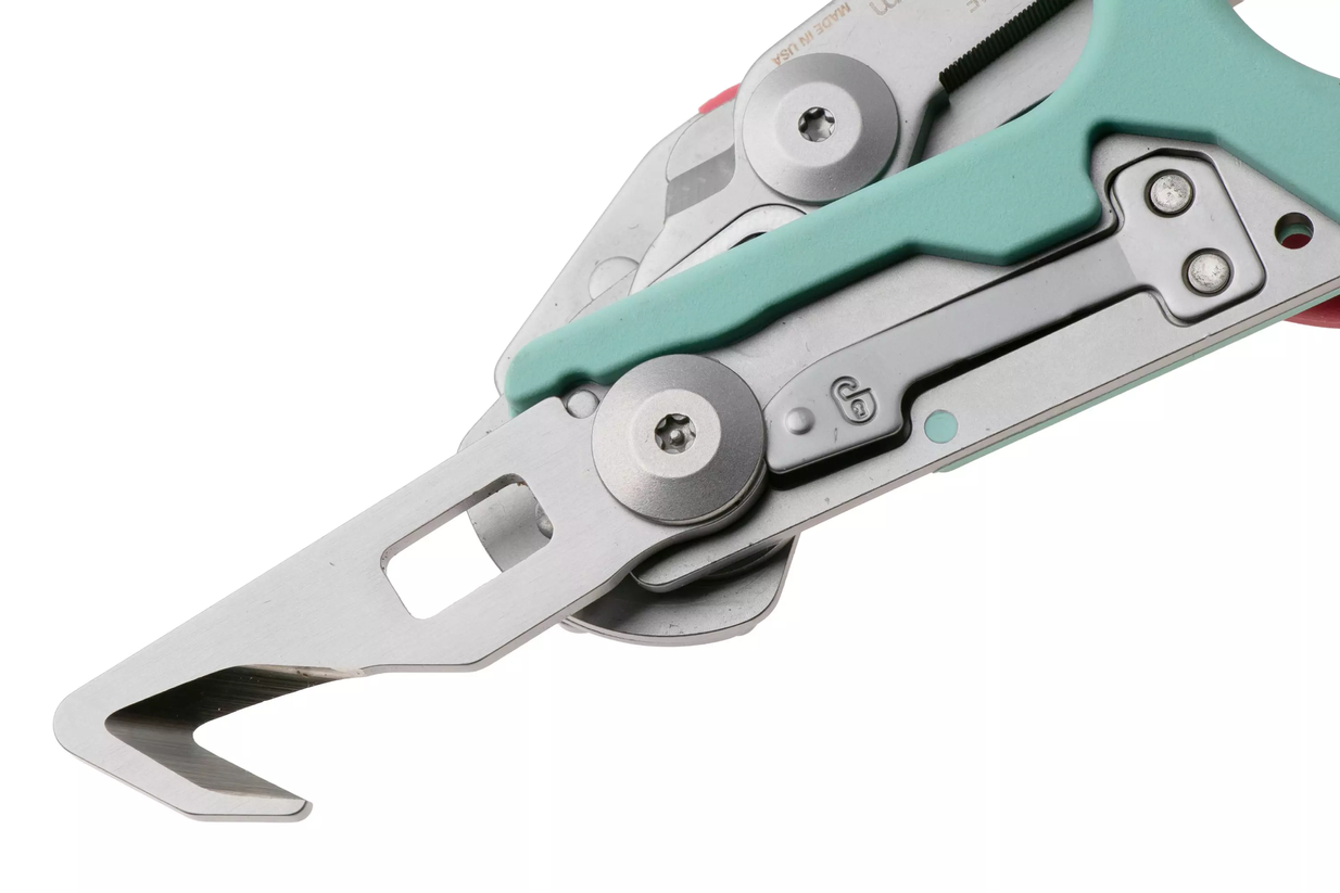 Ножиці Leatherman Raptor Rescue, бірюзово-рожеві, utility чохол — 6