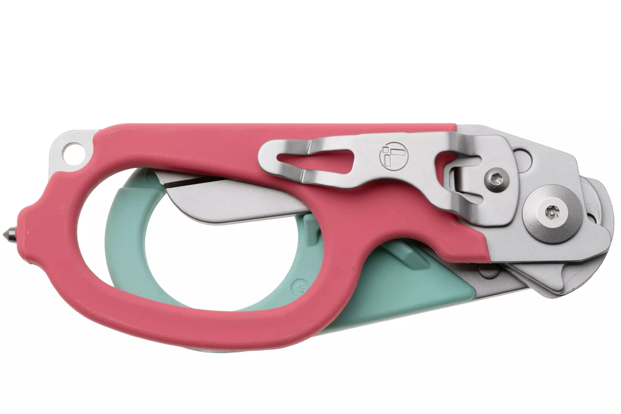 Ножиці Leatherman Raptor Rescue, бірюзово-рожеві, utility чохол — 7