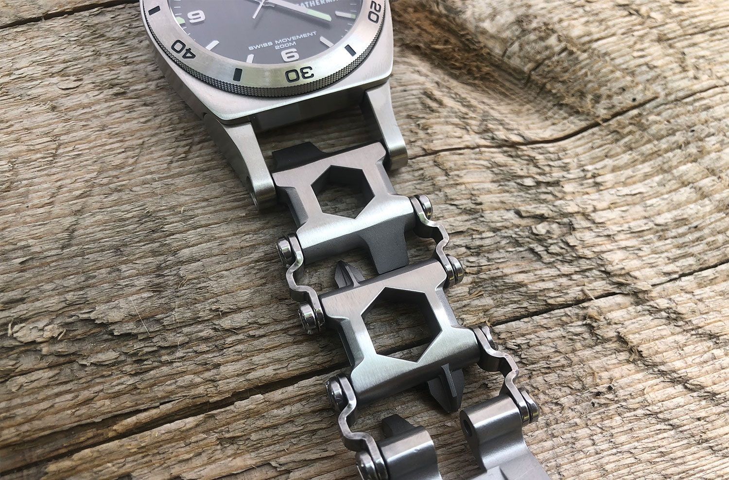 Leatherman Годинник-мультитул Leatherman Tread Tempo Steel 832421 — 42