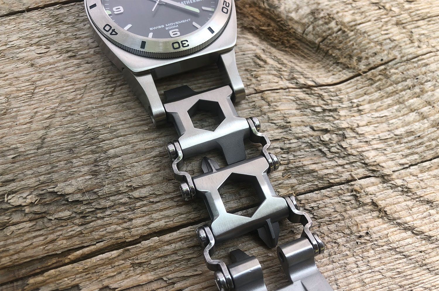 Leatherman Годинник-мультитул Leatherman Tread Tempo Steel 832421 — 48